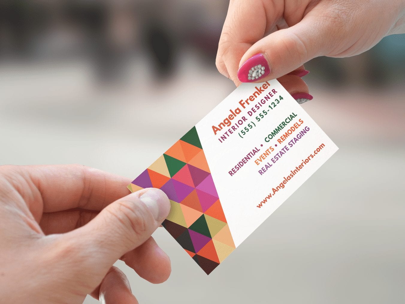 Biz Card Hand